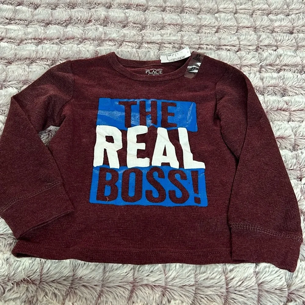 The children Place The Real Boss top size 3T